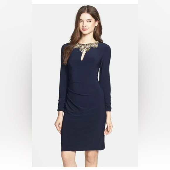 Vince Camuto Embellished Cocktail Dress - Picture 1 of 13